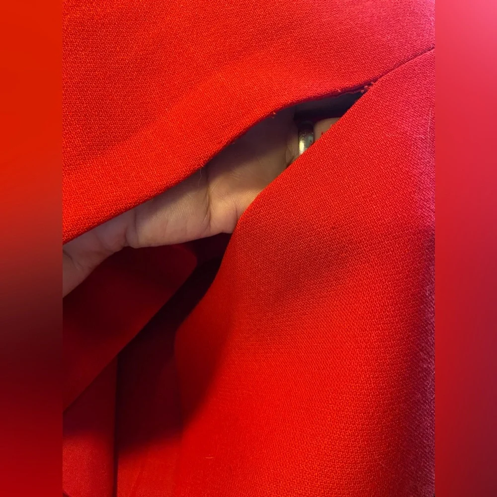 Vintage Armani skirt (matches the red Armani jacket in my closet). EU size 42. - Picture 10 of 13